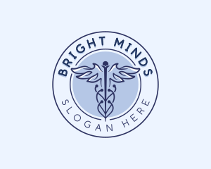 Medical Caduceus Healthcare Logo