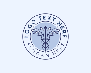 Healthcare - Medical Caduceus Healthcare logo design