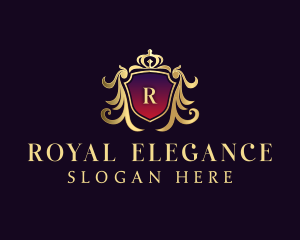 Royal Crown Crest logo design