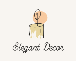 Ornate Wax Candlelight  logo design