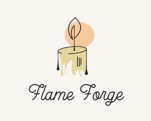 Ornate Wax Candlelight  logo design