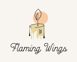 Ornate Wax Candlelight  logo design