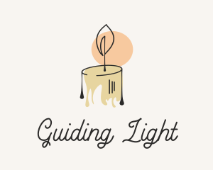 Ornate Wax Candlelight  logo design