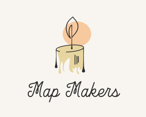 Ornate Wax Candlelight  logo design