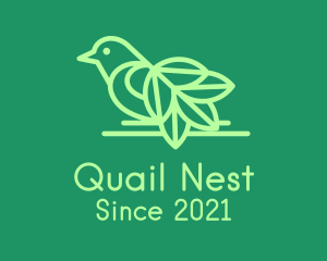 Green Leaf Bird logo