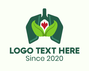 Oxygen - Natural Lung Medication logo design