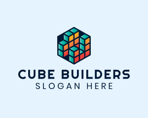 3D Cube Hexagon logo