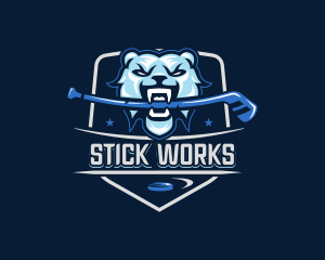 Bear Hockey Championship logo design