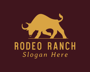 Bull Ranch Bullfighting logo design