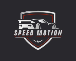 Auto Motorsport Race Car logo design