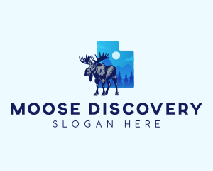 Utah Moose Horn logo