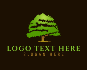 Organic Nature Tree logo