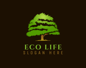 Organic Nature Tree logo design