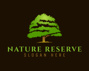 Organic Nature Tree logo design