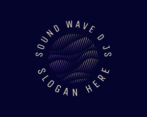 Tech Wave Sphere logo design