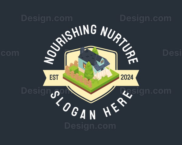 Isometric Residential Home Logo