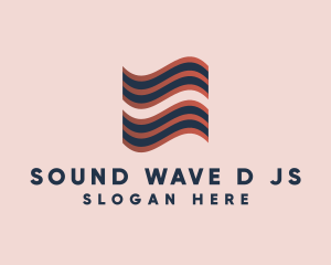 Stripe Banner Flags logo design