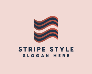 Stripe Banner Flags logo design