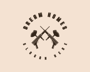Paintball Gun Team Logo