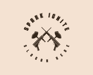Paintball Gun Team logo