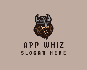 Angry Barbarian Warrior  logo design