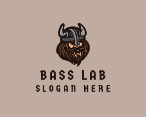 Angry Barbarian Warrior  logo design