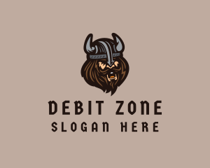 Angry Barbarian Warrior  logo design