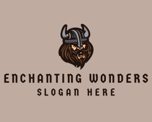 Angry Barbarian Warrior  logo design