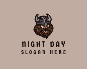 Angry Barbarian Warrior  logo design