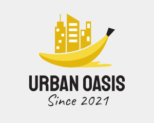 Banana City Tower  logo design
