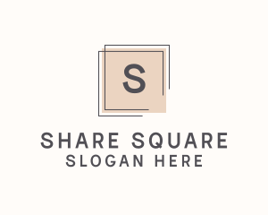 Framing Business Square Letter logo design