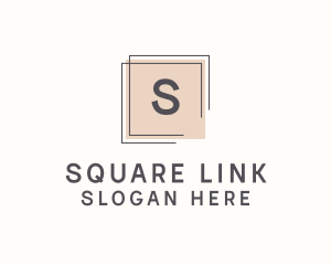 Framing Business Square Letter logo design