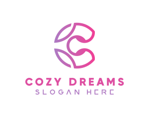 Modern Feminine C logo design