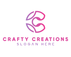 Modern Feminine C logo design