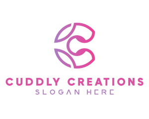 Modern Feminine C logo design