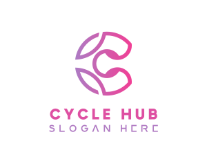 Modern Feminine C logo design