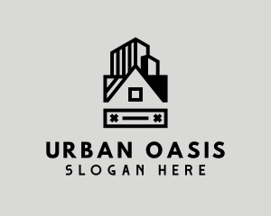 Home Building Property logo design