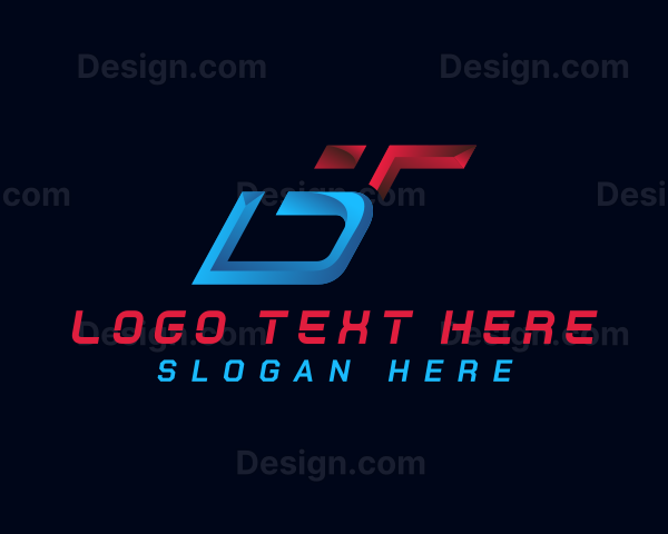 Metallic Automotive Garage Logo