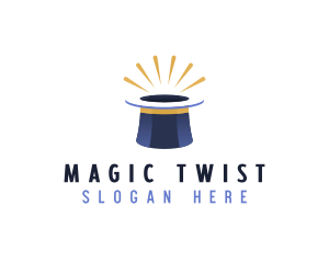 Magic Top Hat Apparel logo design