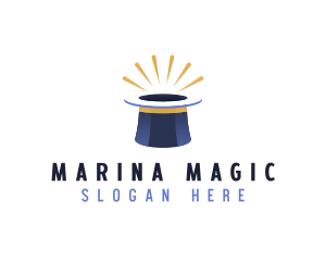 Magic Top Hat Apparel logo design