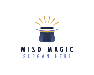 Magic Top Hat Apparel logo design