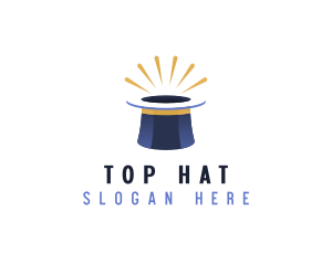 Magic Top Hat Apparel logo design