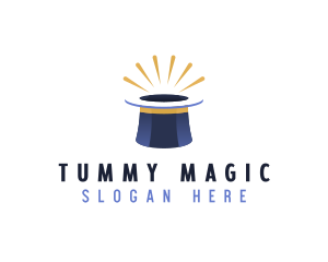 Magic Top Hat Apparel logo design