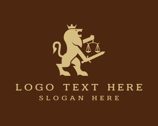 Lion Crown Lawyer logo