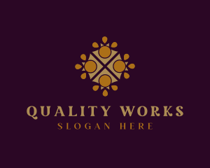Abstract Ornament  Symbol logo