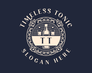 Whiskey Vodka Liquor logo