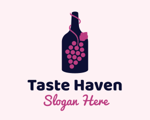 Grape Wine Liquor logo design