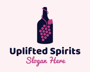 Grape Wine Liquor logo design