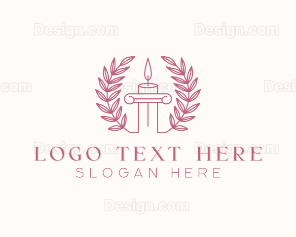 Candlelight Wreath Pillar Logo