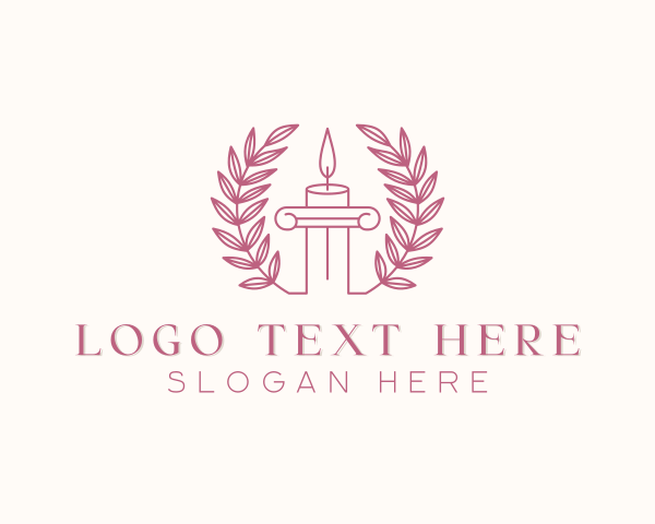 Candle Wax logo example 4